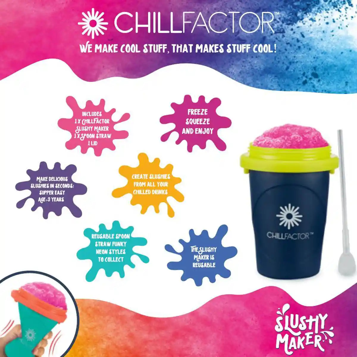 Chillfactor Fruit.Slushy Maker Cdu12 Woc