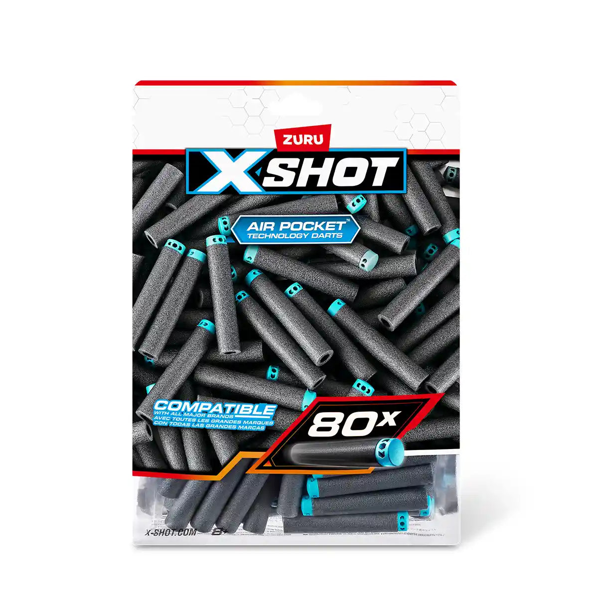 X-Shot Excel Refill Darts 80pcs - Kiddy Zone