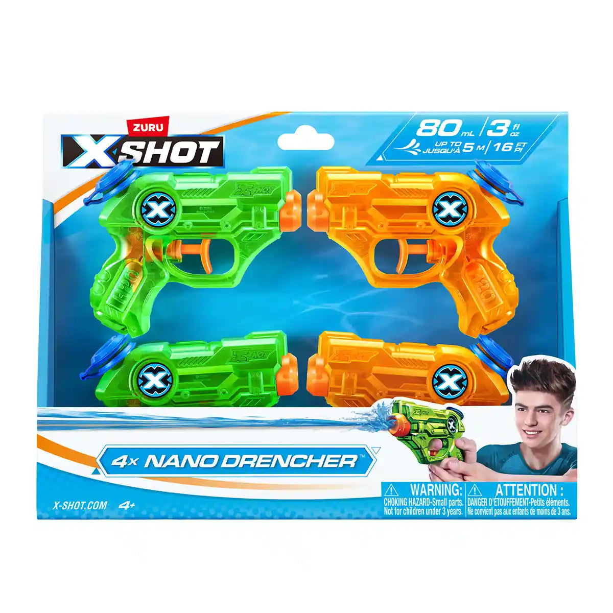 X-Shot Water Nano Drencher 4pk