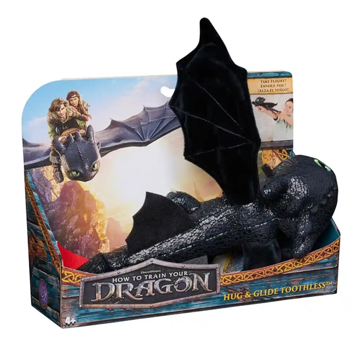 HTTY Dragon Movie Ftur Plush 12" Toothless - Kiddy Zone