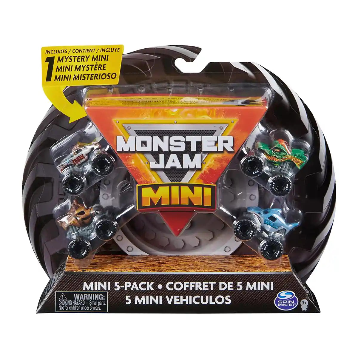 Monster Jam صغير Scale Vehicles 5-PK