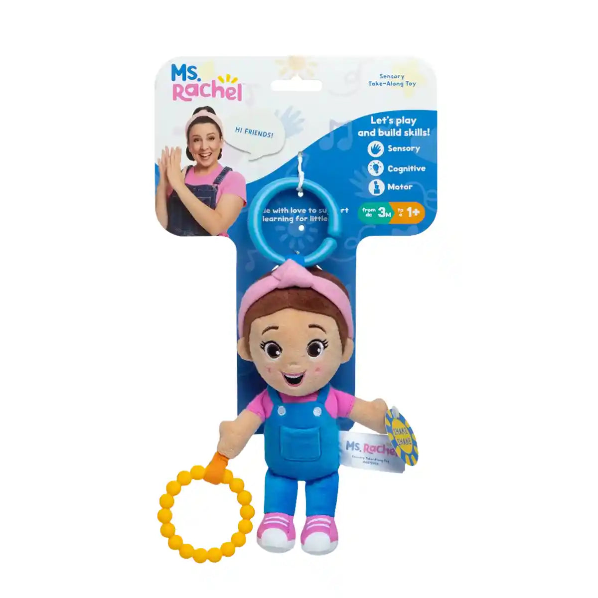 Ms. Rachel Sensory Take-Along Toy Rachel - Kiddy Zone