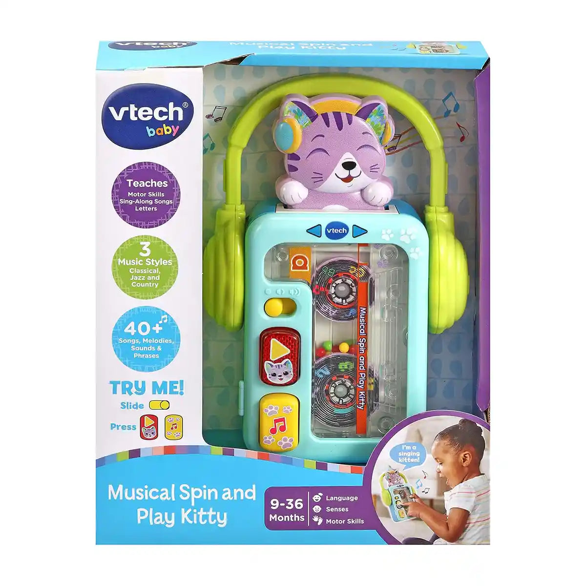 Musical Spin And Play Kitty (Vtuk)