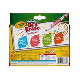 Crayola 10 Ct Slim Dry-Erase Markers, Washable
