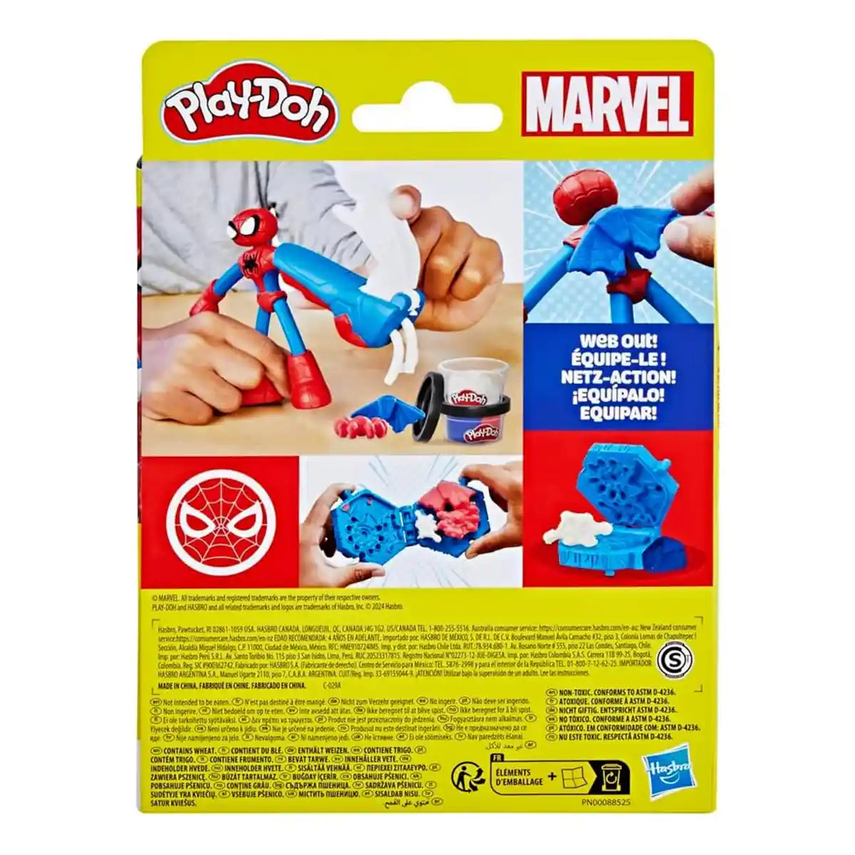 Playdoh Spiderman Thwip Squisher