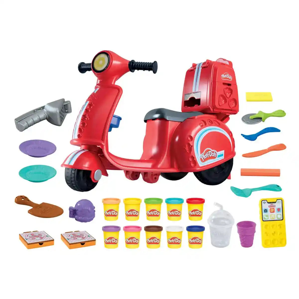 Playdoh Pizza Delivery Scooter Playset