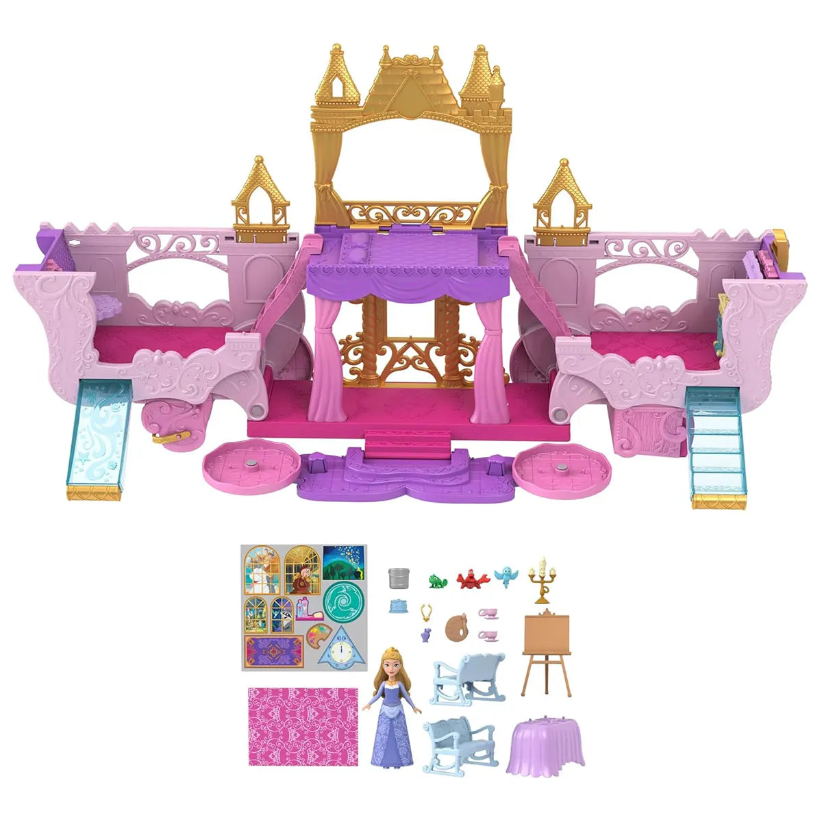 Disney Princess - Carriage To Castle Transforming Playset