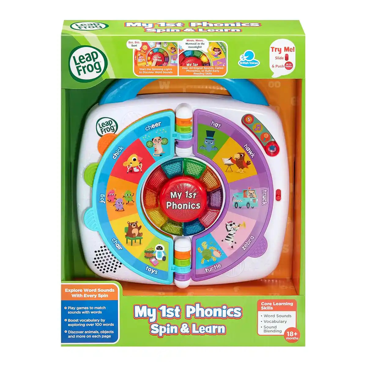 My 1st Phonics Spin & Learn (Lfuk) (Arab) - Kiddy Zone