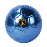 Blue - Lamborghini #5 Metallic Pvc Soccer Ball