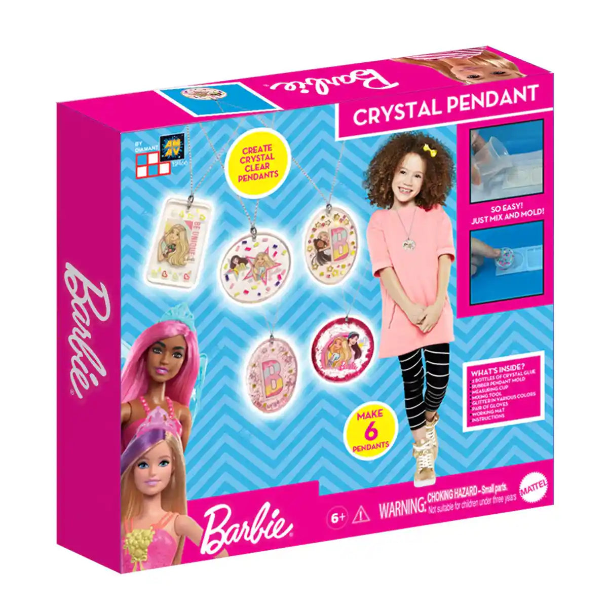 Barbie Crystal Magic Clear Pendant