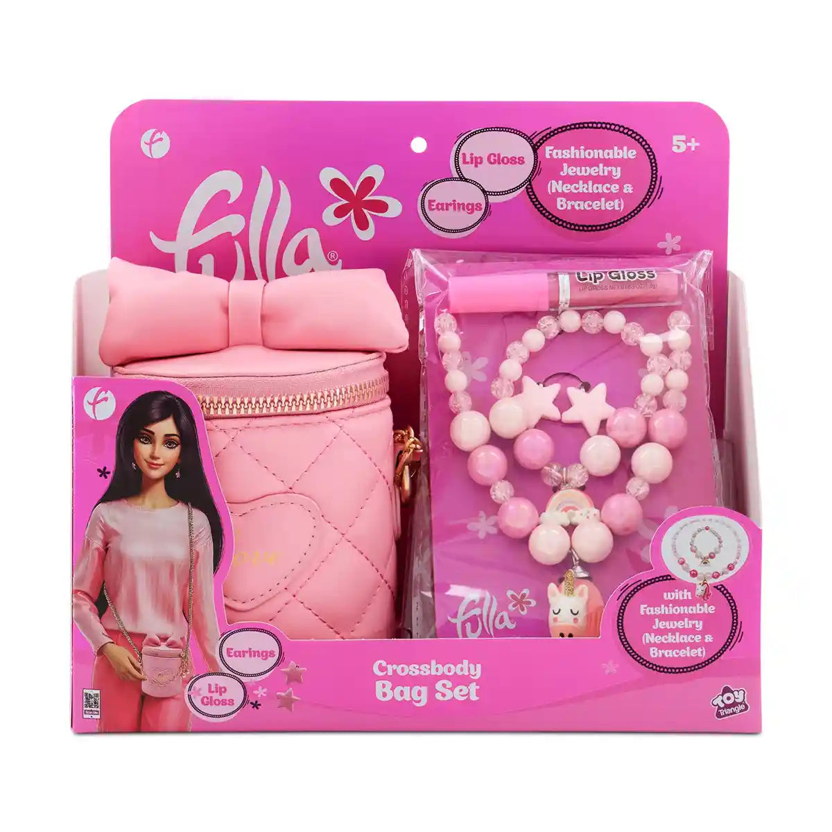 Fulla Crossbody Bag Set w/ Fashion Jewelry