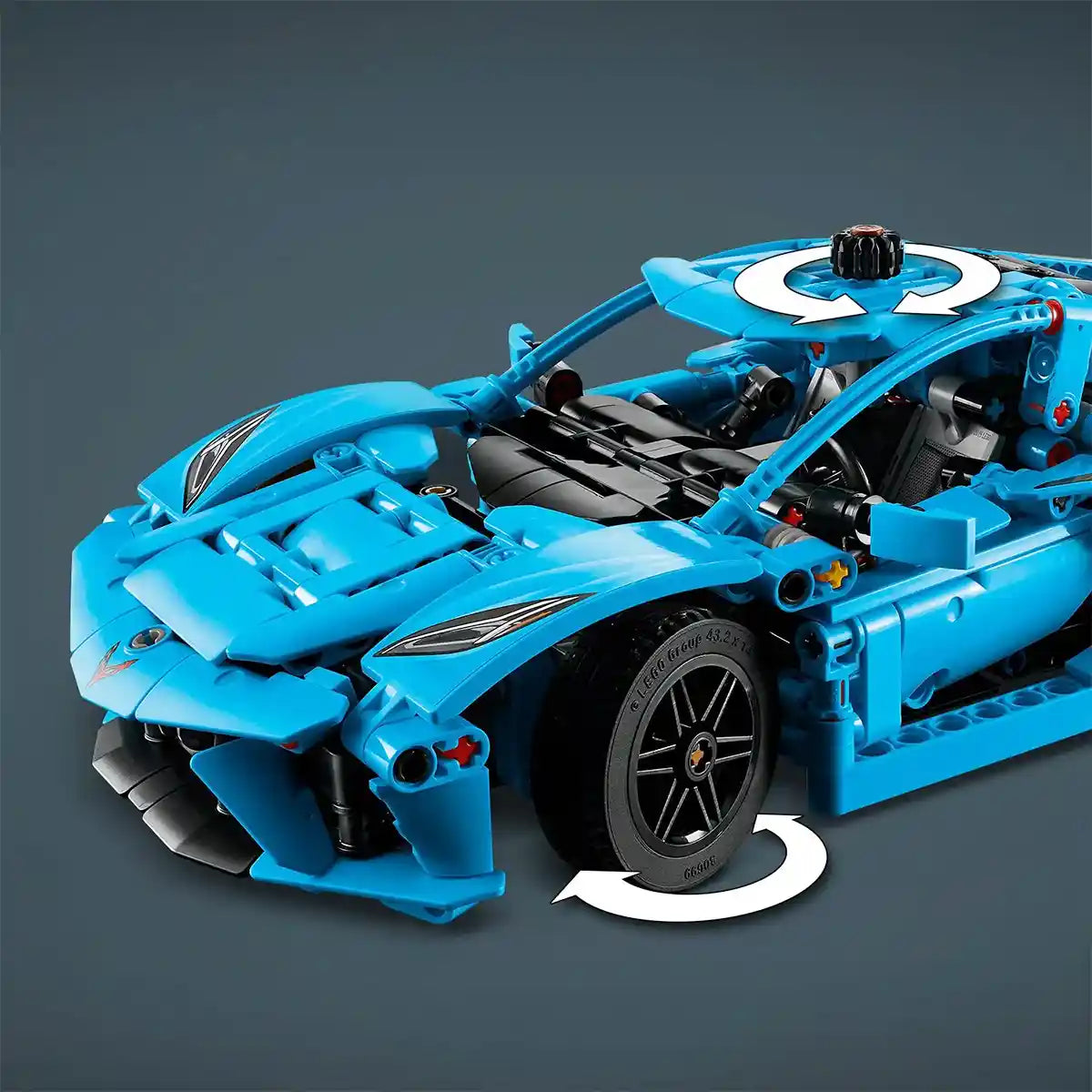 Lego-Technic 42217 Chevrolet Corvette Stingray Blue V29