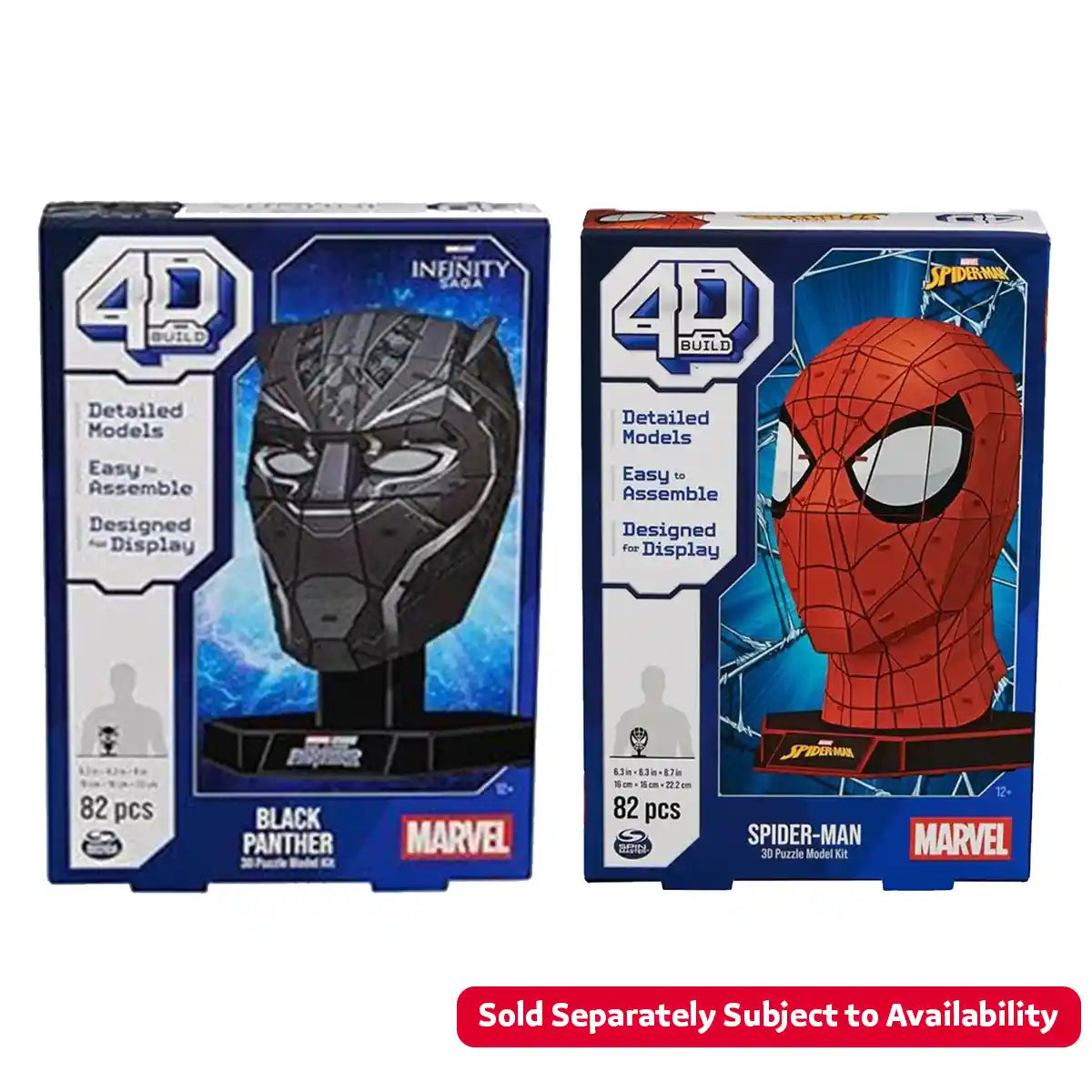 Puzzle 4D Marvel Mask Asst. - Kiddy Zone