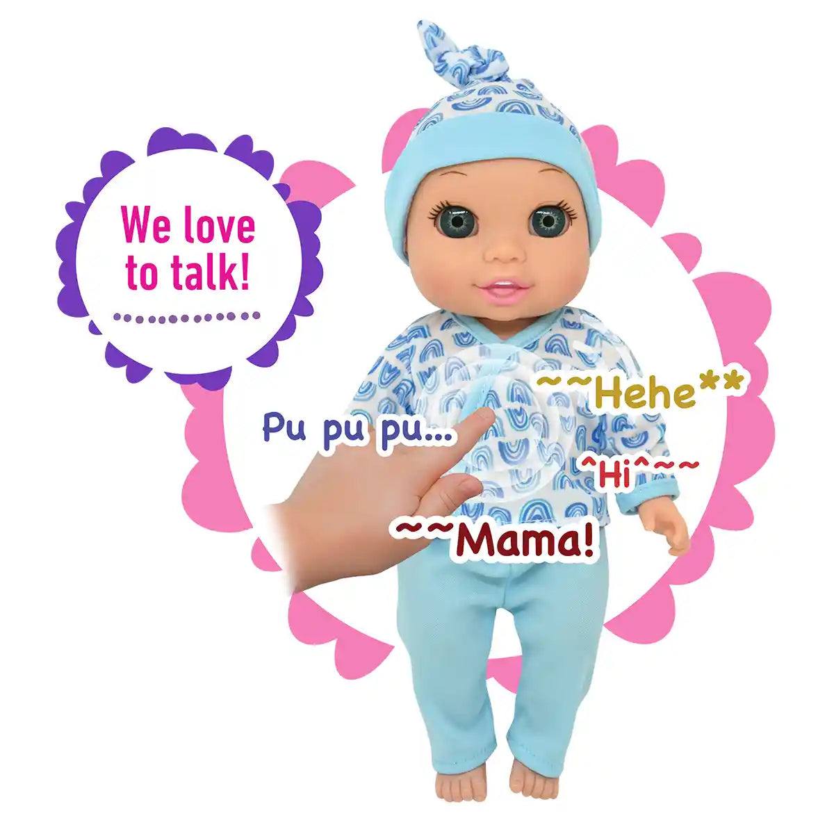 Baby Maziuna Feed & Giggle Twins 12inch