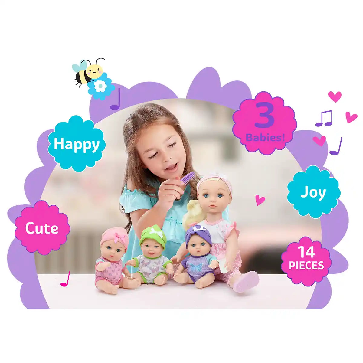 Baby Maziuna The Busy Baby Sitter 18 & 8inch