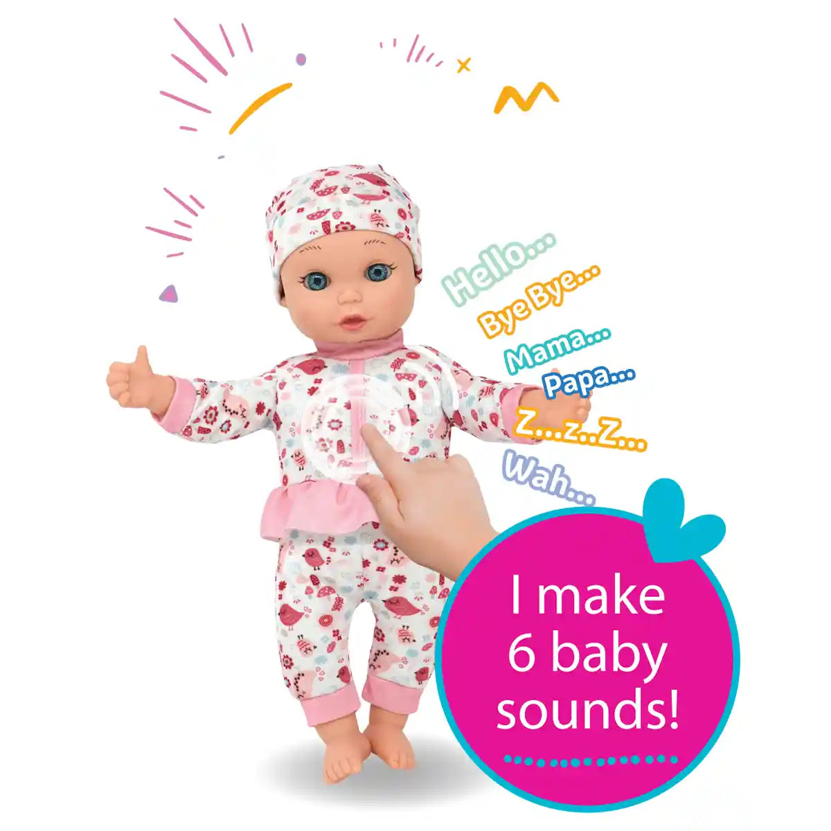 Baby Maziuna Talking Baby 13inch