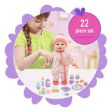 Baby Maziuna Bouncing Baby Playset 12inch