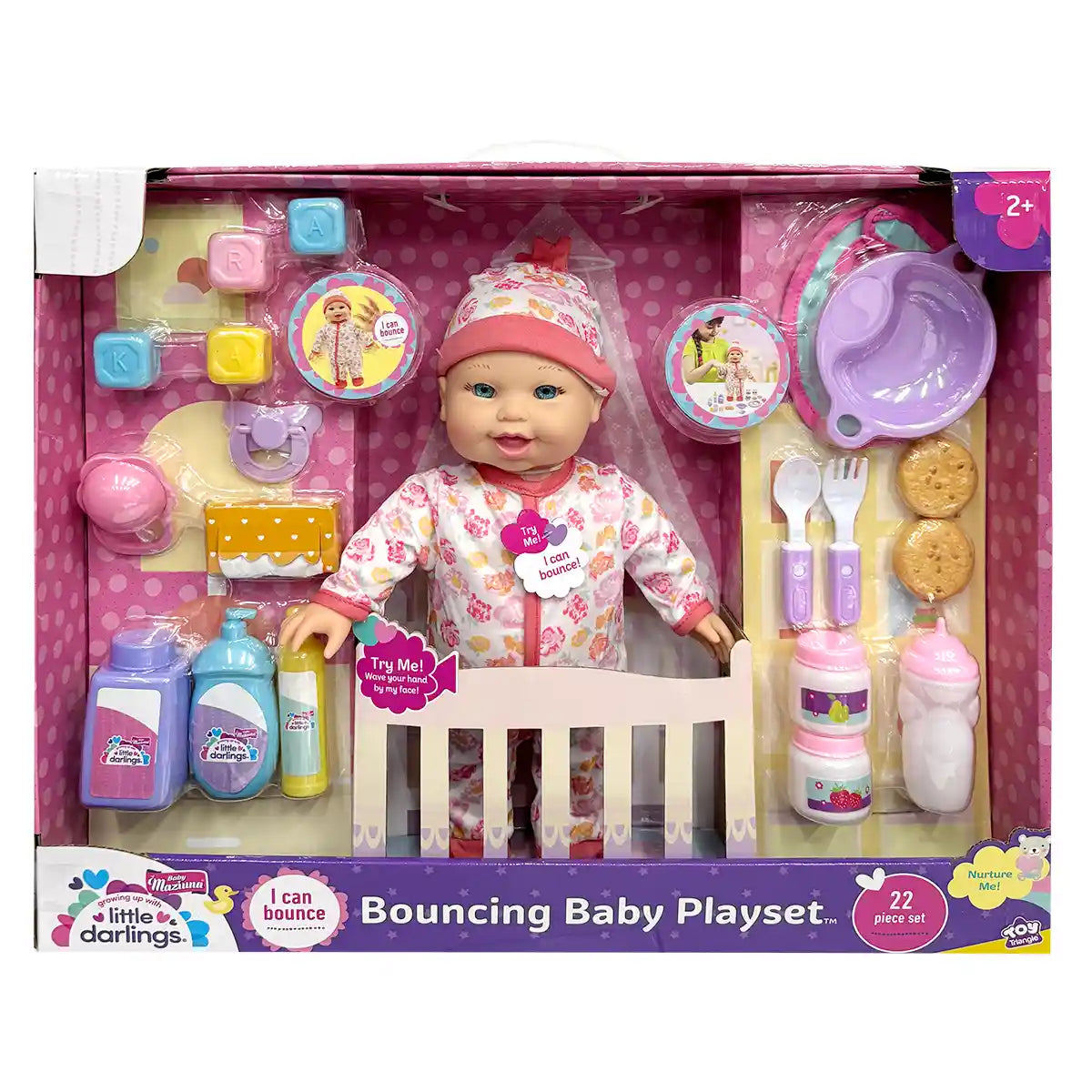 Baby Maziuna Bouncing Baby Playset 12inch