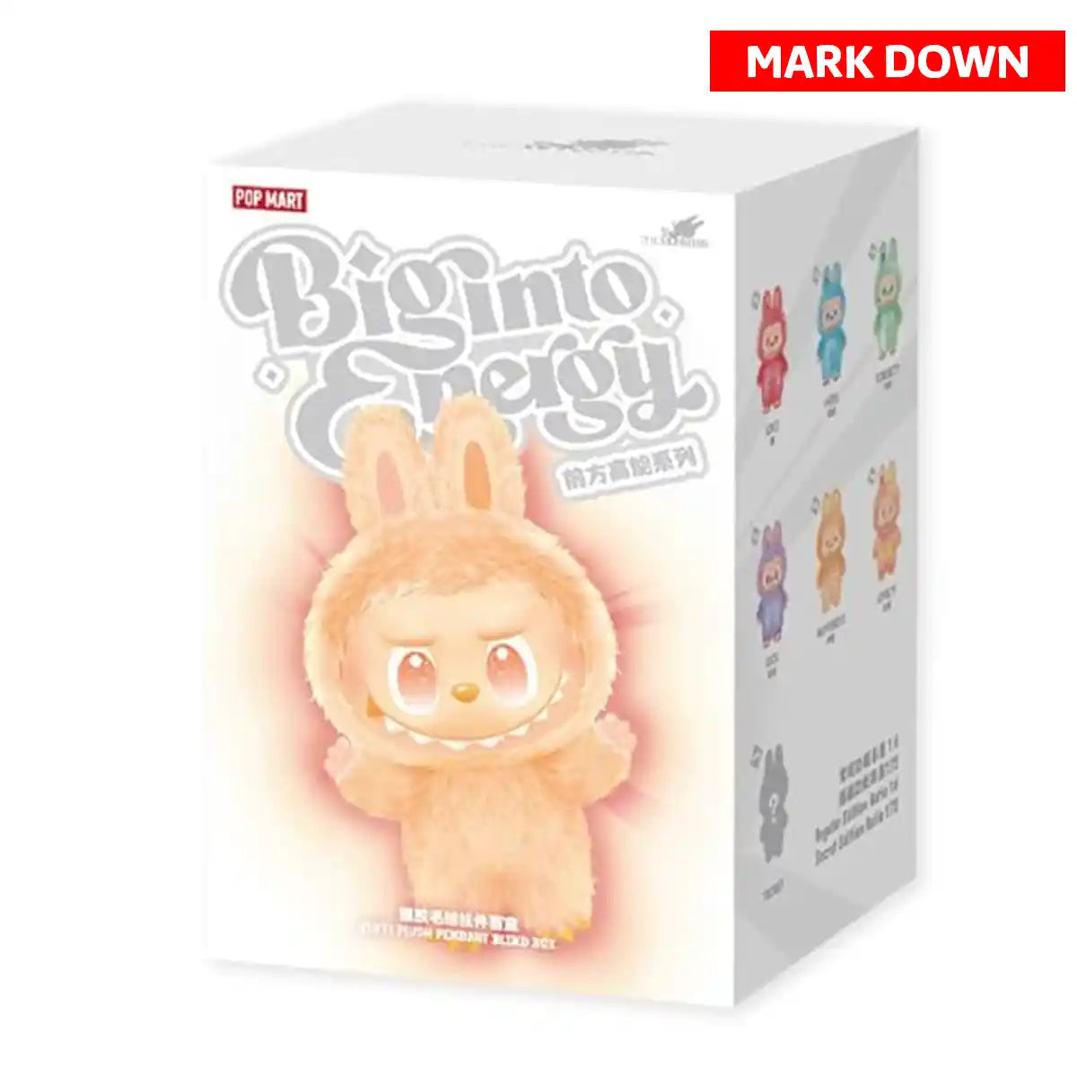 Original Labubu Big Into Energy Series-Vinyl Plush Pendant Blind Box Assorted- 15yrs+