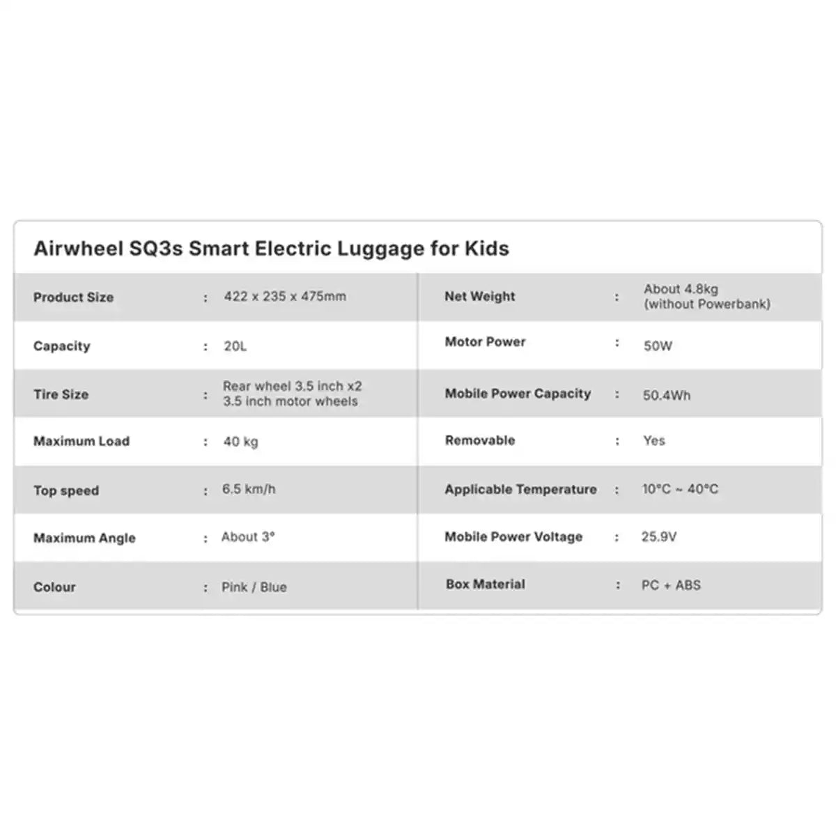 Airwheel-SQ3S - Pink