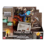 Minecraft Steve and Minecart