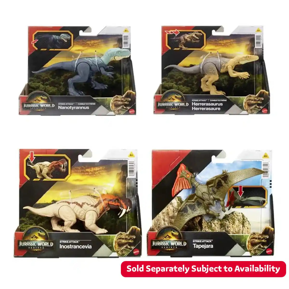 Jurassic World Strike Attack Asst