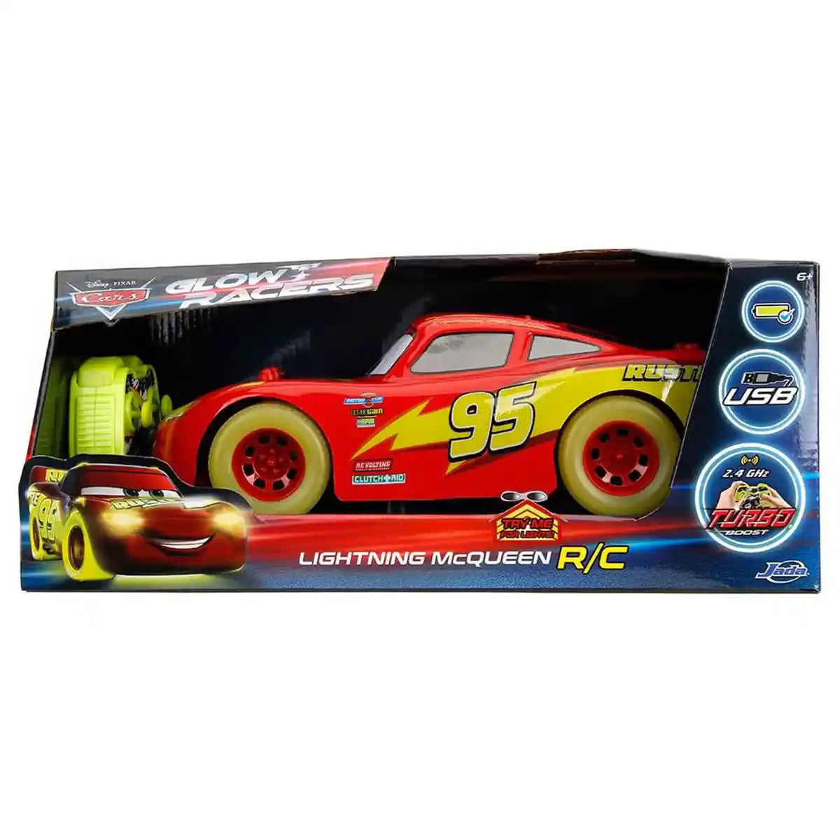Rc Lightning Mcqueen Glow Racers 1:14