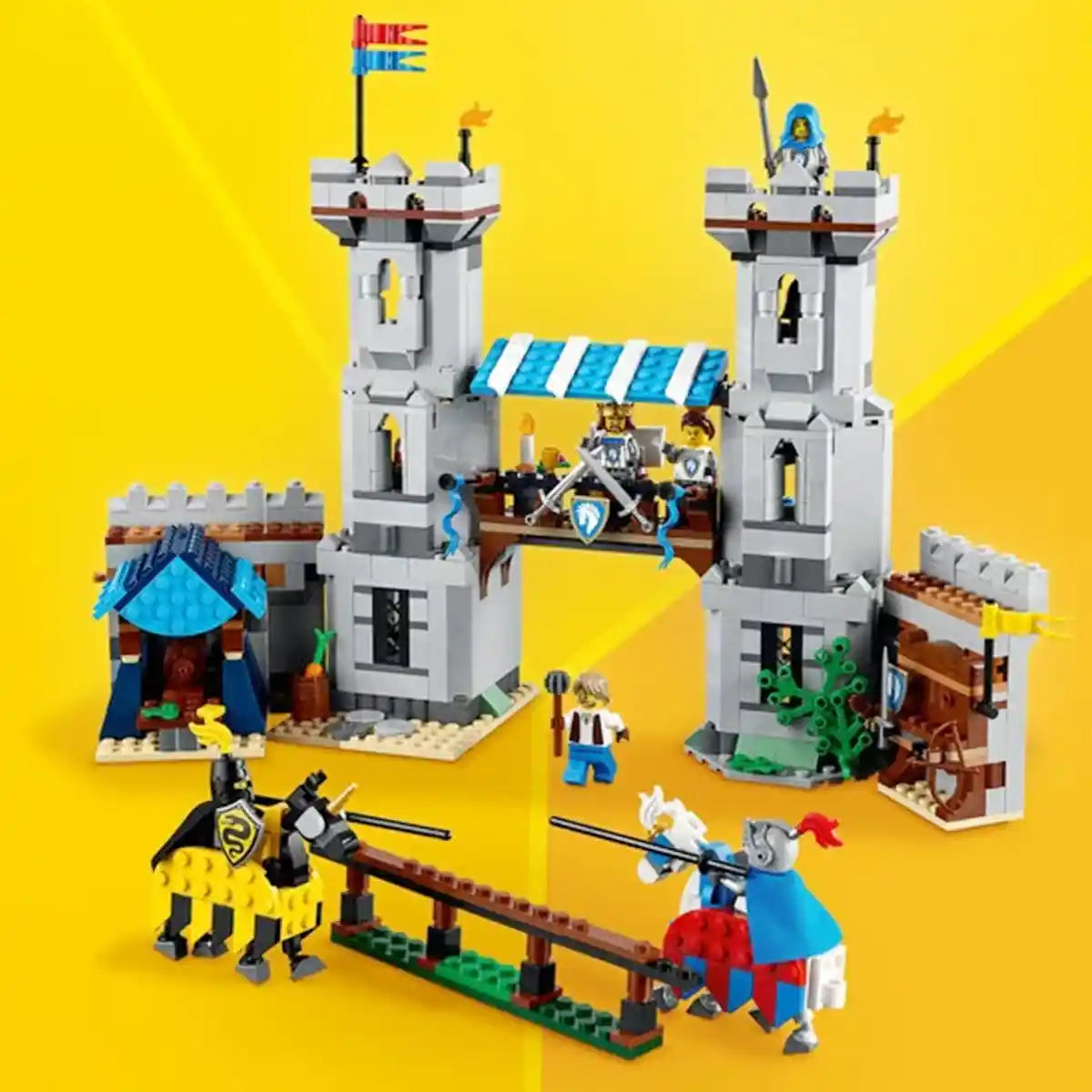 LEGO-Creator 3in1 31168 Medieval Horse Knight Castle