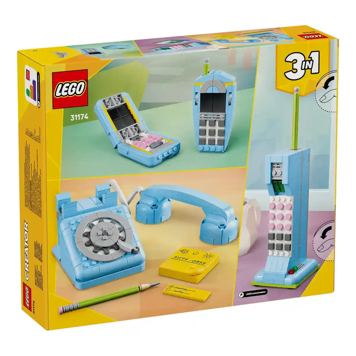 LEGO-Creator 3in1 31174 Retro Telephone