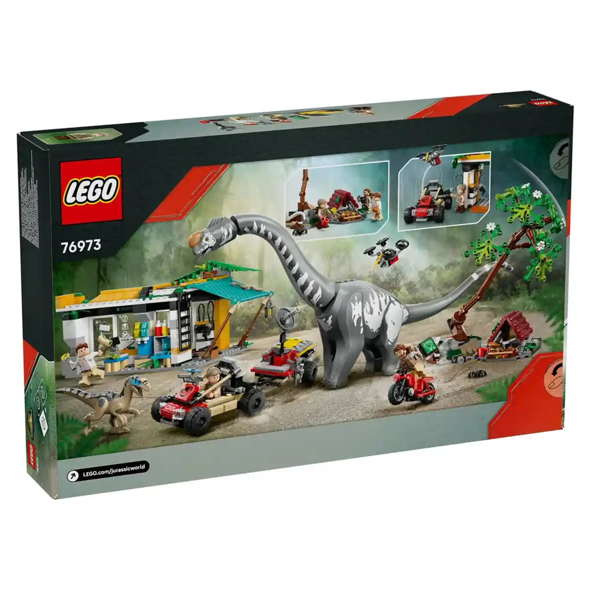LEGO-Jurassic World 76973 Raptor & Titanosaurus Tracking Mission