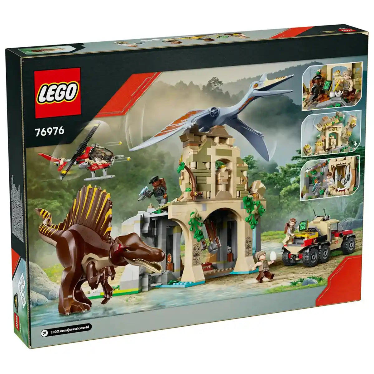 LEGO-Jurassic World 76976 Spinosaurus & Quetzalcoatlus Air Mission