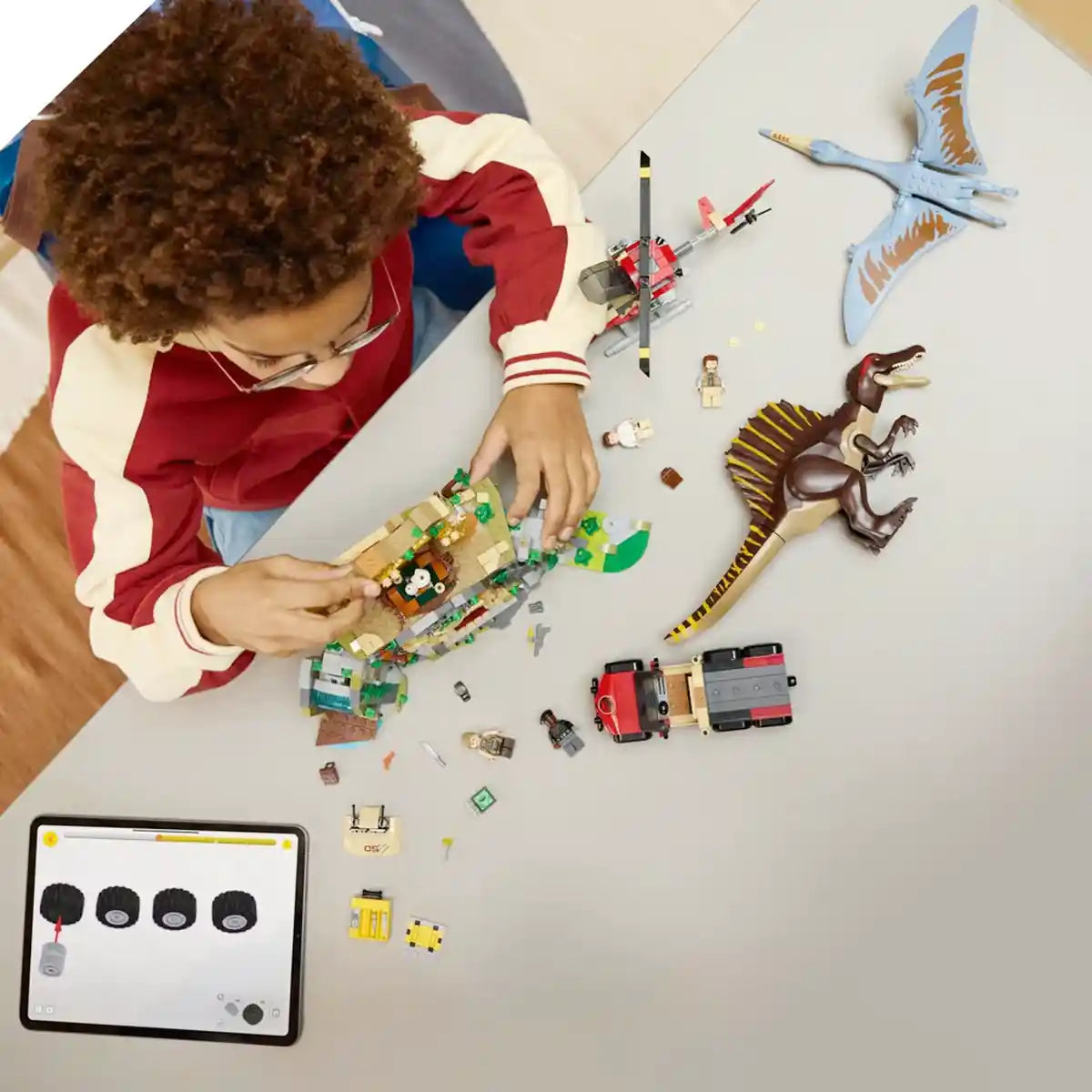 LEGO-Jurassic World 76976 Spinosaurus & Quetzalcoatlus Air Mission