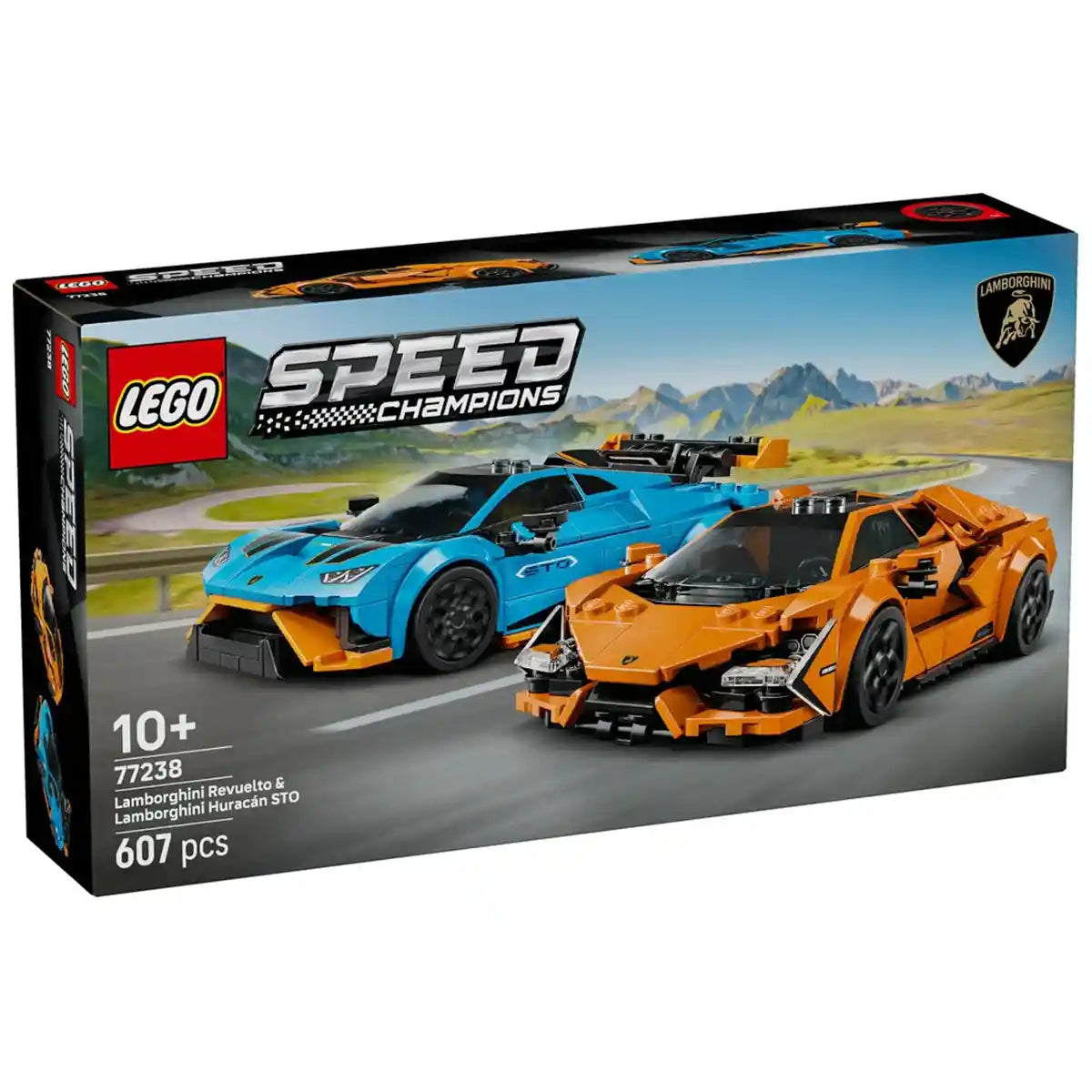 LEGO-Speed Champions 77238 Lamborghini Revuelto & Lamborghini Huracan STO - Kiddy Zone