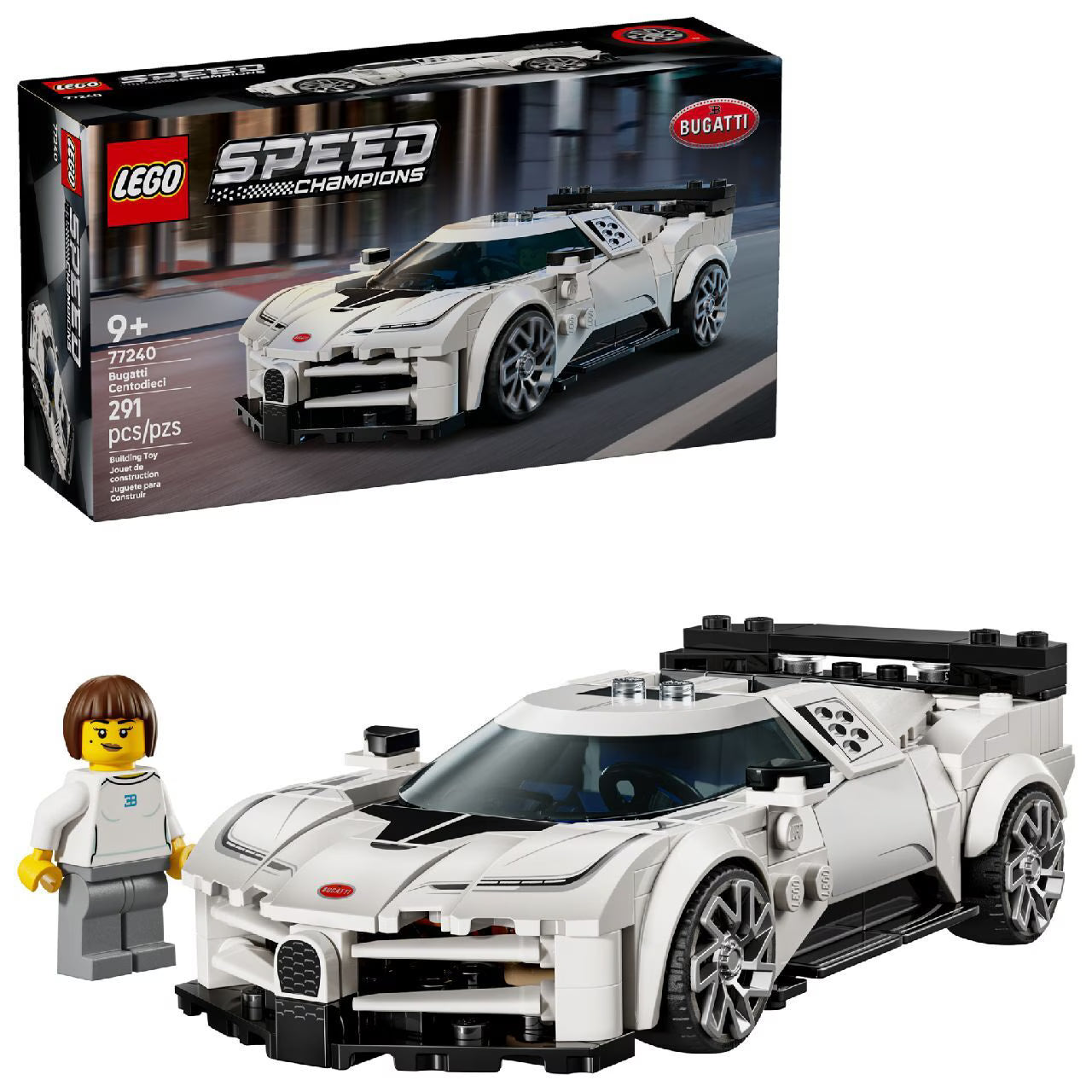 LEGO-Speed Champions77240 Bugatti Centodieci Hyper Sports Car