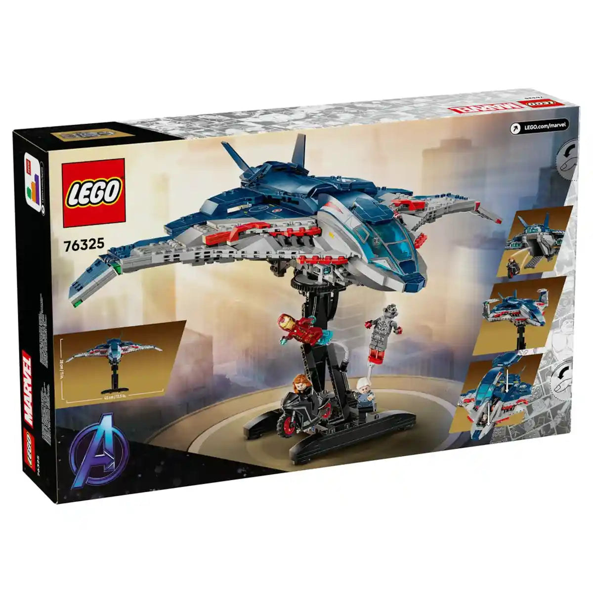 LEGO-Super Heroes 76325 Avengers: Age of Ultron Quinjet