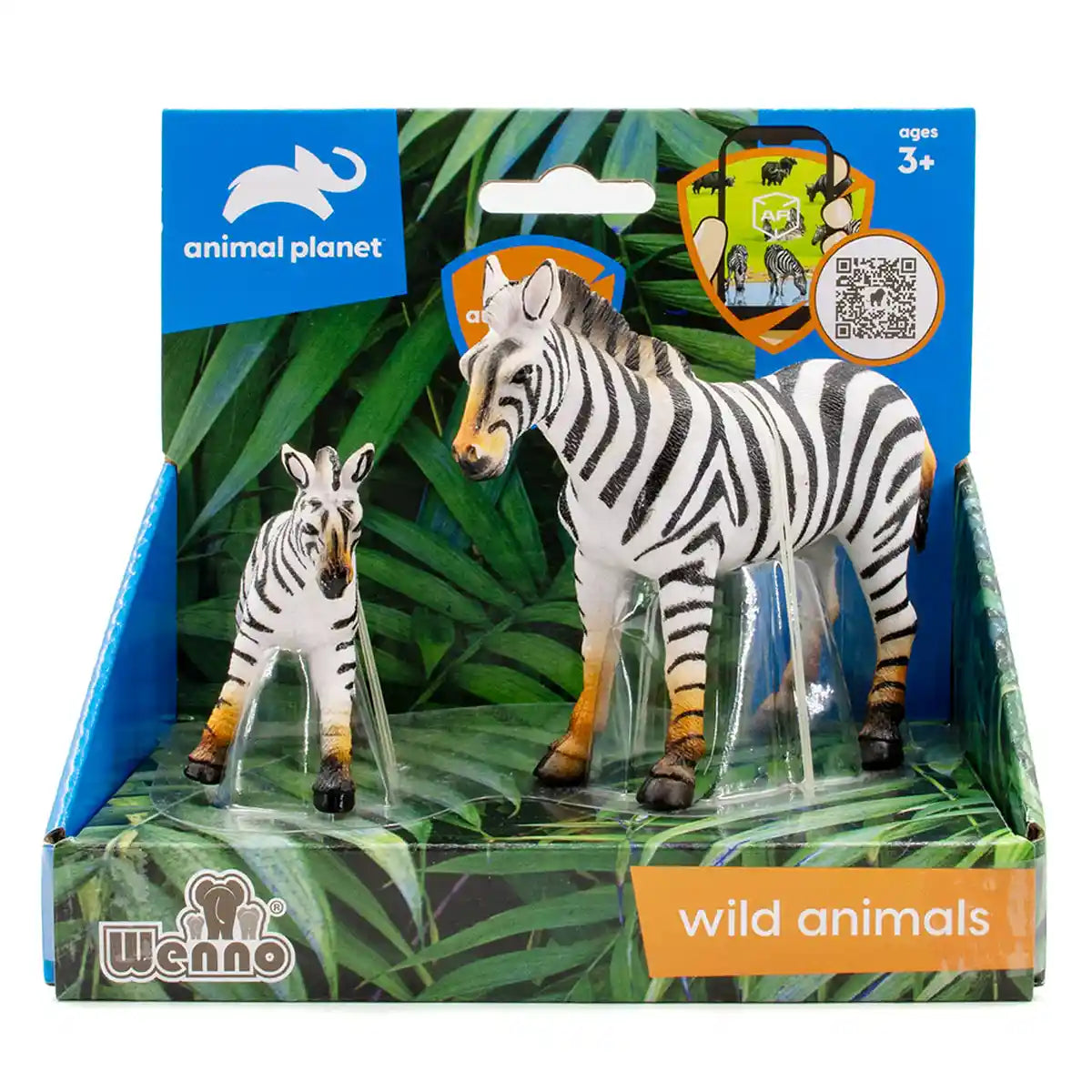 2 Pcs Zebra in open touch box - Kiddy Zone