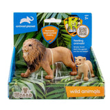 2 Pcs Lion In Open Touch Box - Kiddy Zone