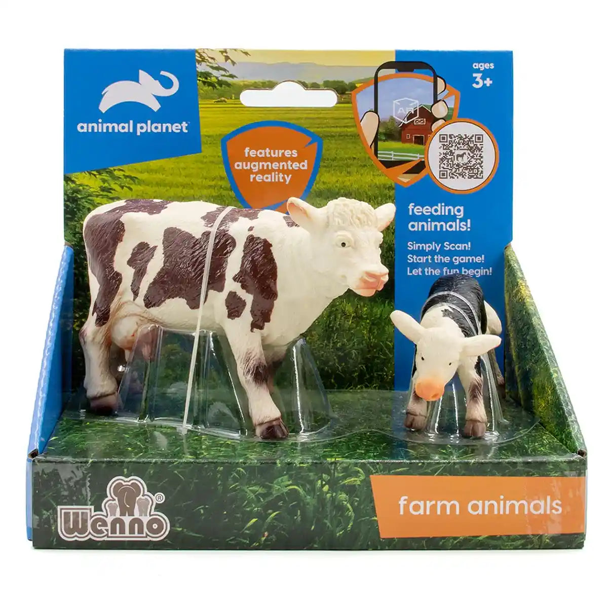 2 Pcs Cow In Open Touch Box - Kiddy Zone