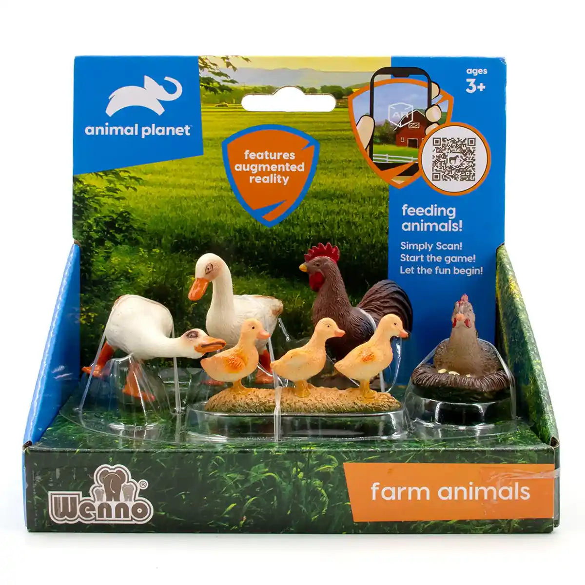 5 Pcs Chickens And Ducks In Open Touch Box - Kiddy Zone