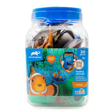 30 Pcs Ocean Animal Playset In 3.2L Bucket - Kiddy Zone