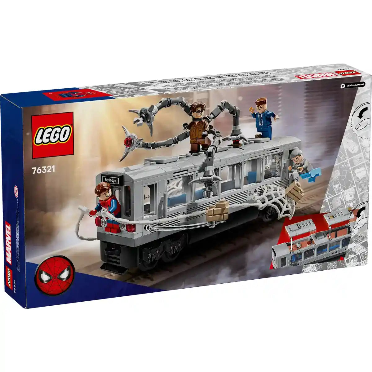LEGO Super Heroes Marvel 76321 Spider-Man vs. Doc Ock Subway Train
