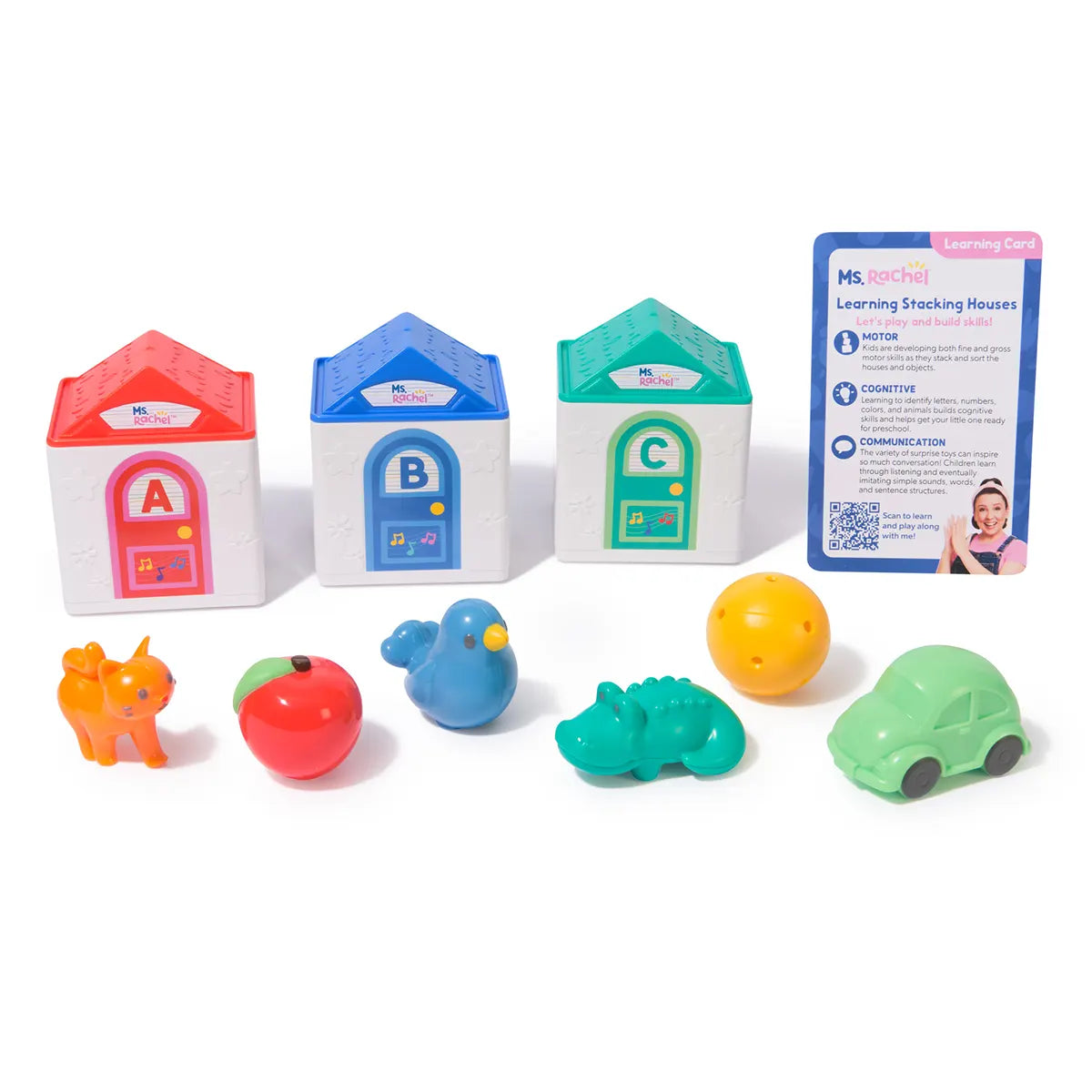 Ms. Rachel Stacking Learning Houses