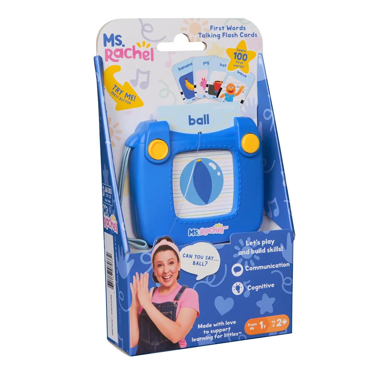Ms. Rachel First Words Talking Flash Cards - Kiddy Zone