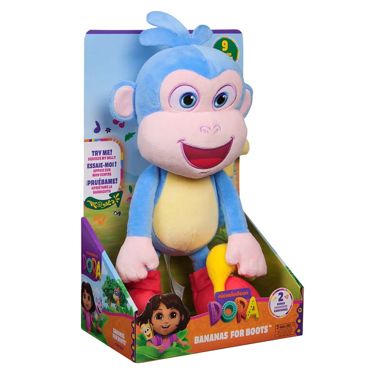 Dora the Explorer Bnanas Boots Plush 13" (ENG)