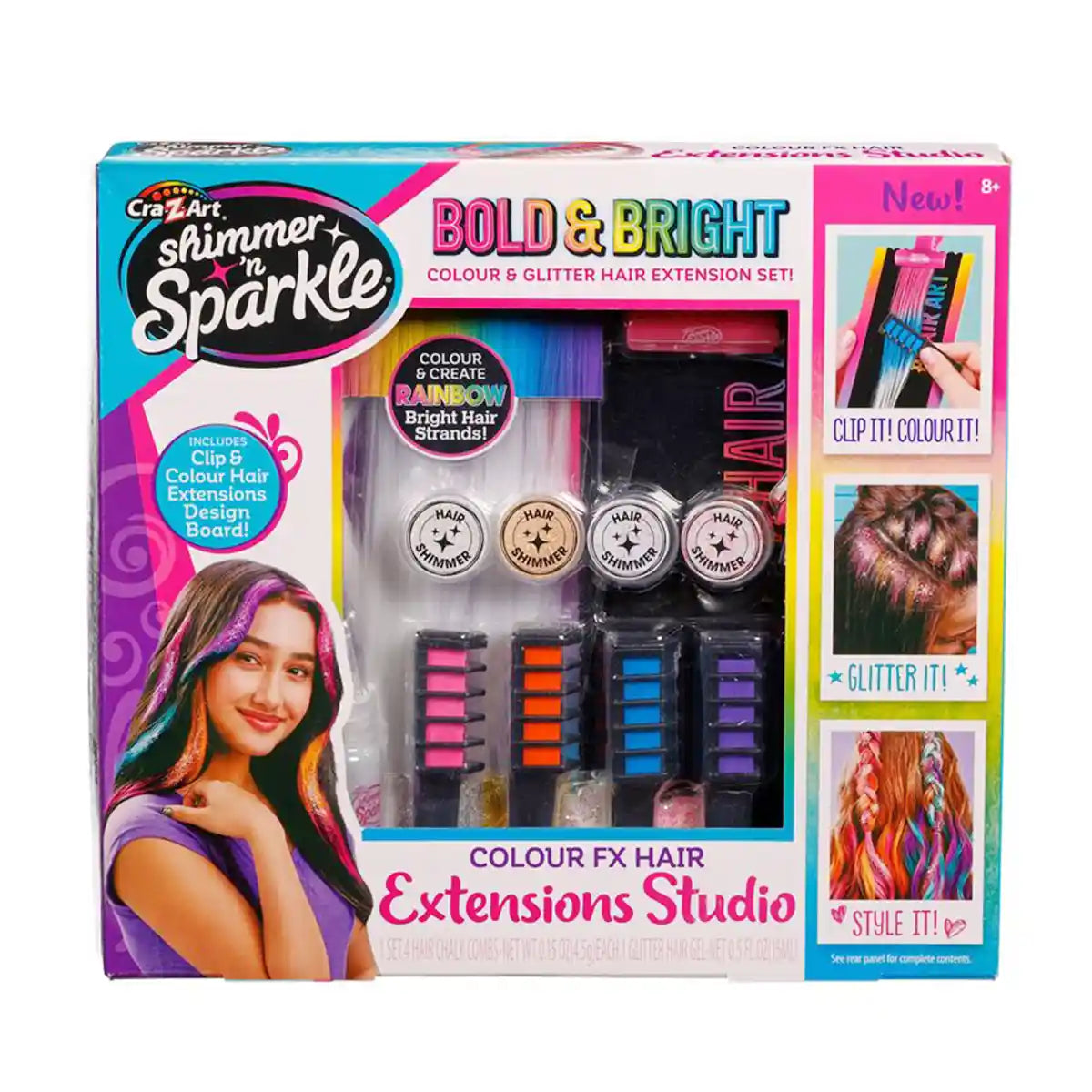 Shimmer n Sparkle Color FX Hair Extensions Studio