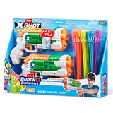 X-Shot Water Combo [2xMicro Fast Fill + 3xTropical Party BOB]