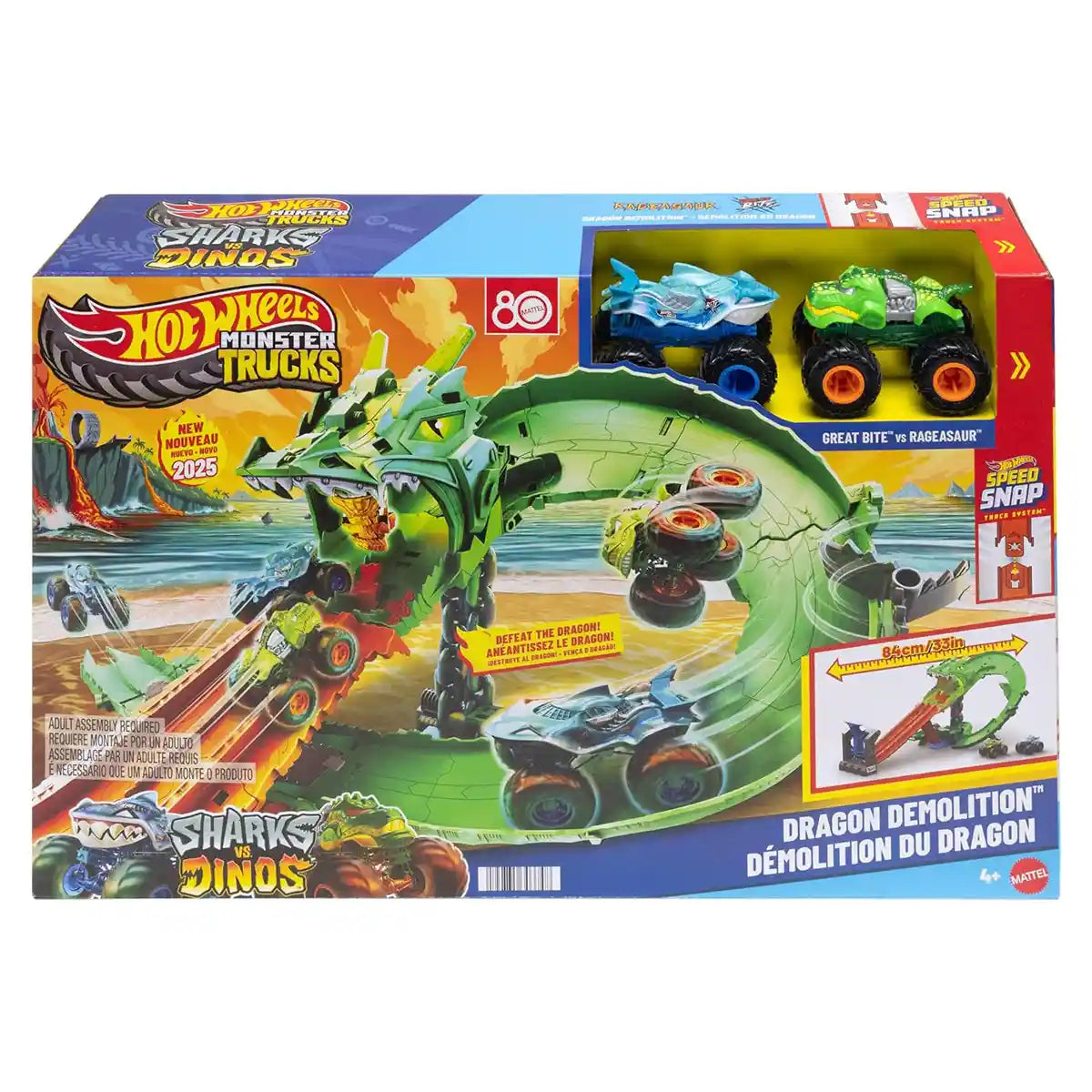 Hot Wheels MT Dragon Destruction - Kiddy Zone