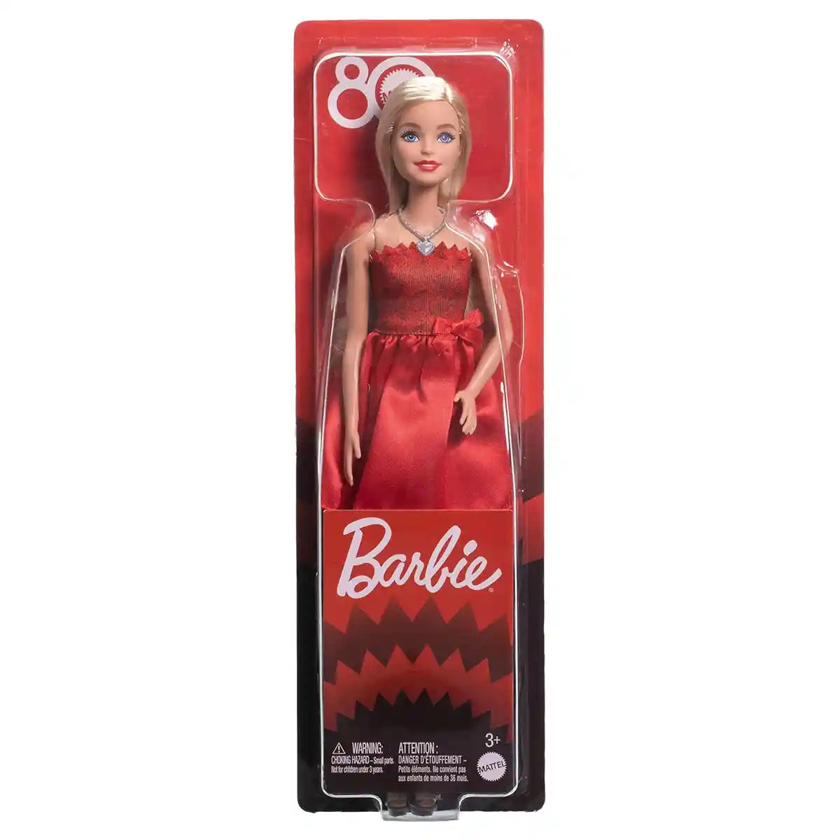 Barbie Mattel 80th Anniversary Ruby Red Doll