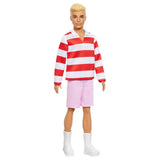 Ken Fashionistas Doll - Red & Whitre Stripe - Kiddy Zone