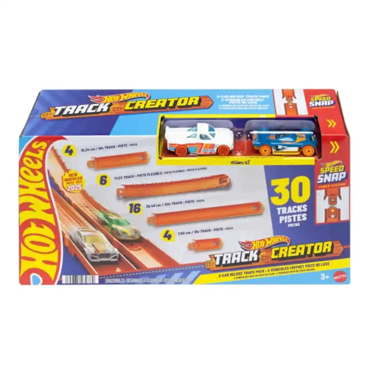 Hot Wheels Track Creator Super Track Pack + 2 DCC - Kiddy Zone